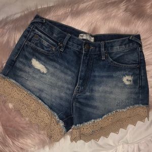 Free People jean shorts